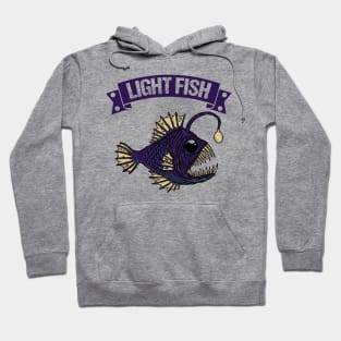 deep sea light fish Hoodie